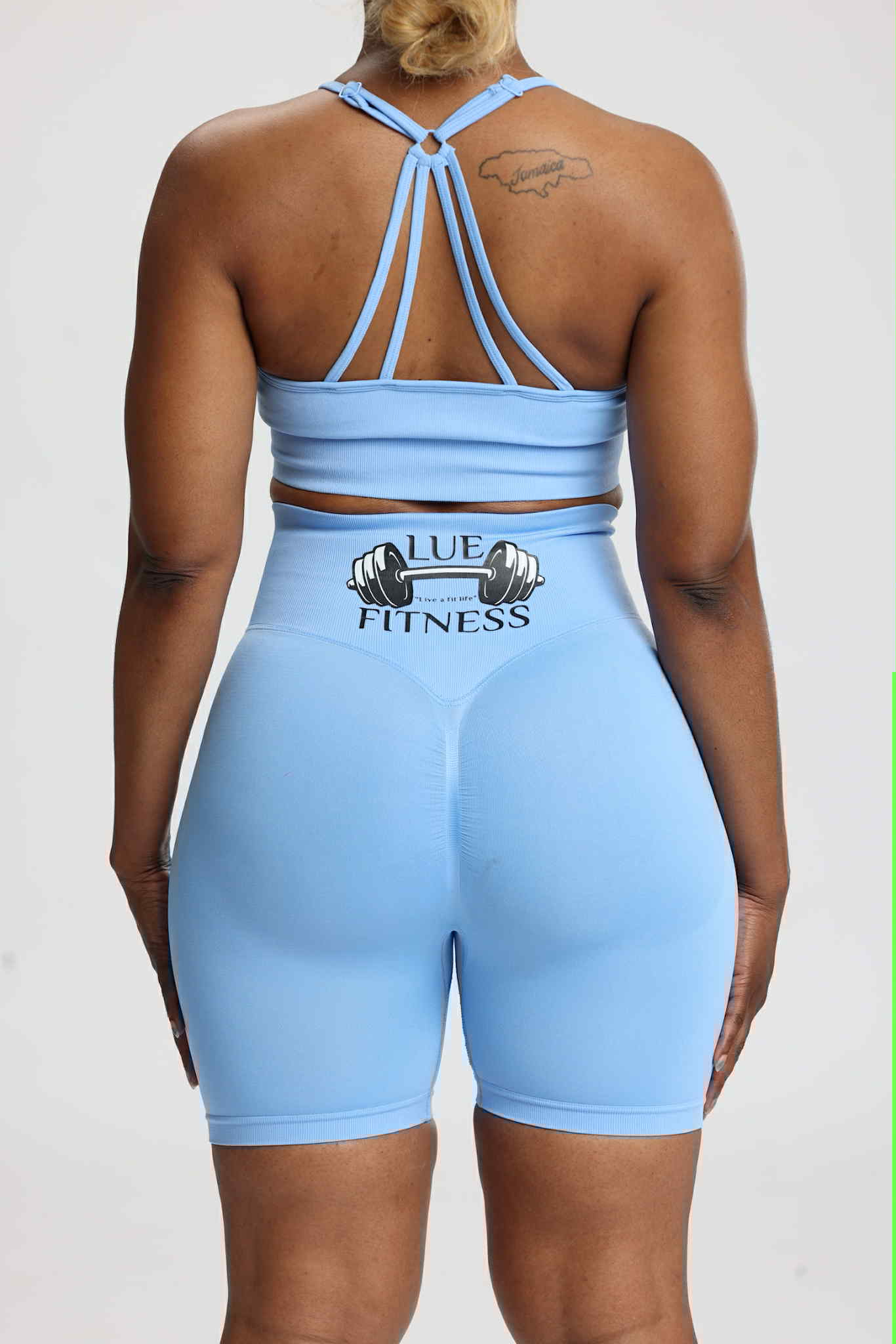 Solid Color High strength shockproof Fitness Women Sport Bra Set