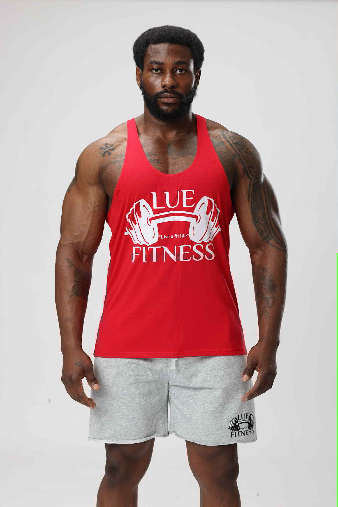 New Mens Cotton Tank Tops Red