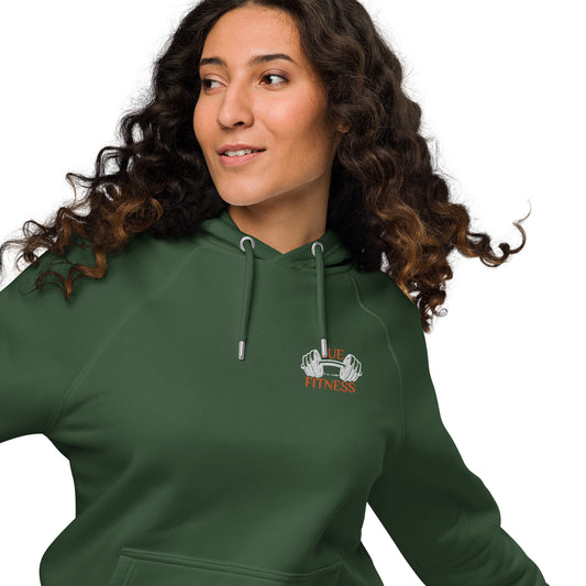 women eco raglan hoodie