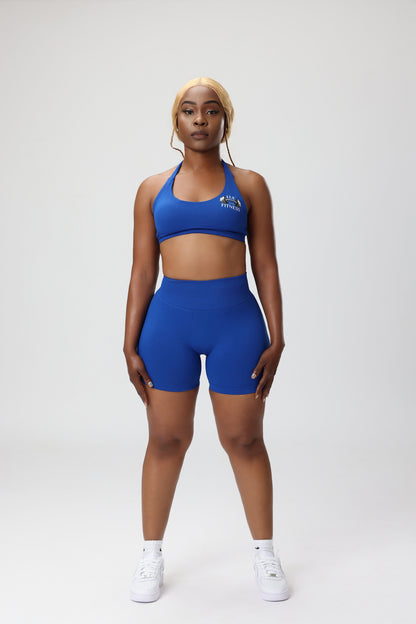 Solid Color High strength shockproof Fitness Women Sport Bra Set