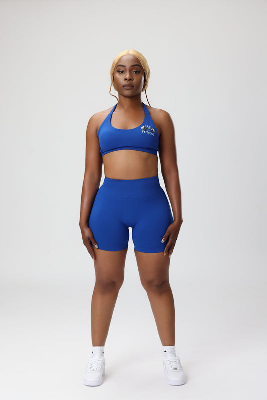 Solid Color High strength shockproof Fitness Women Sport Bra Set