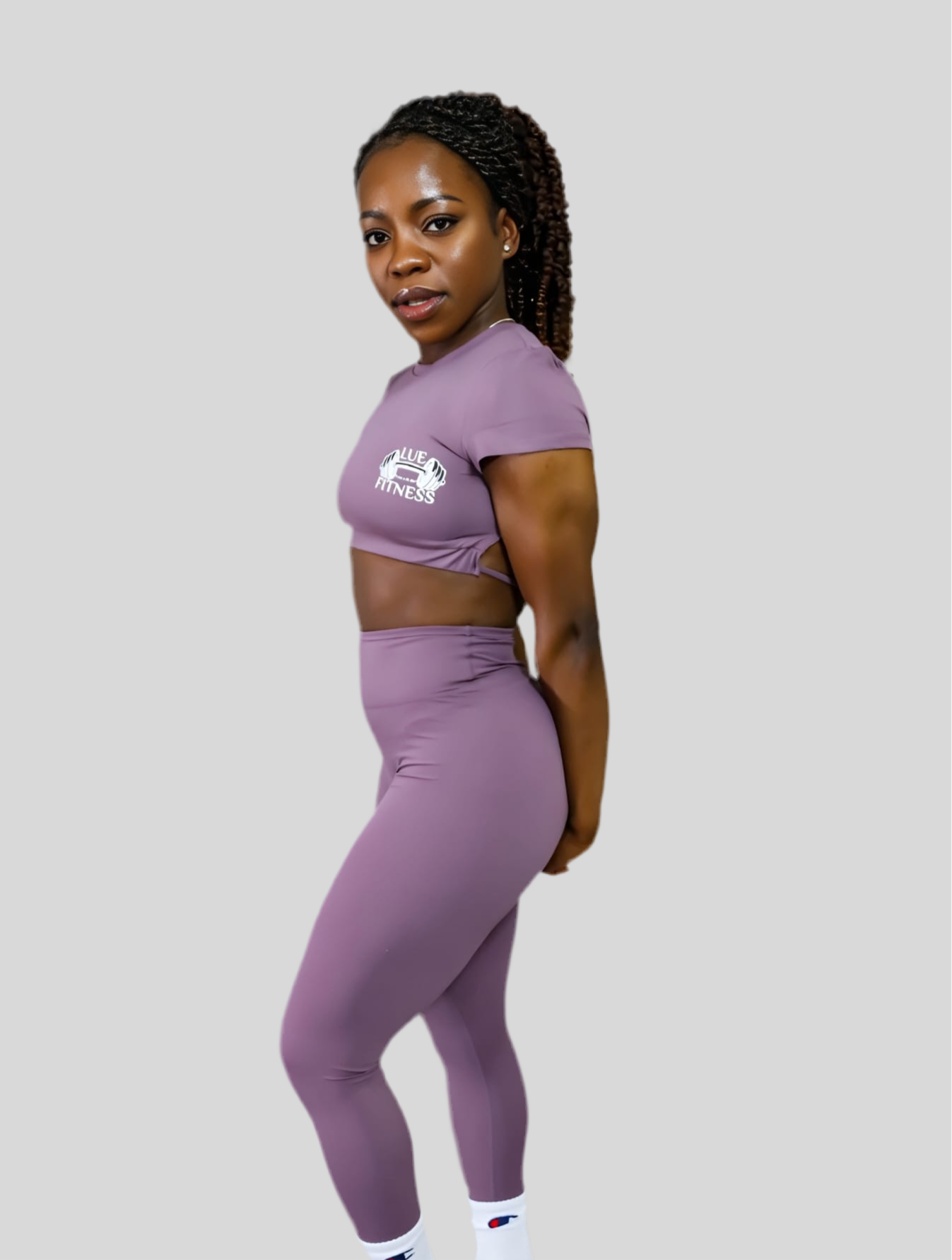 Backless Crop top shorts sleeve two piece set