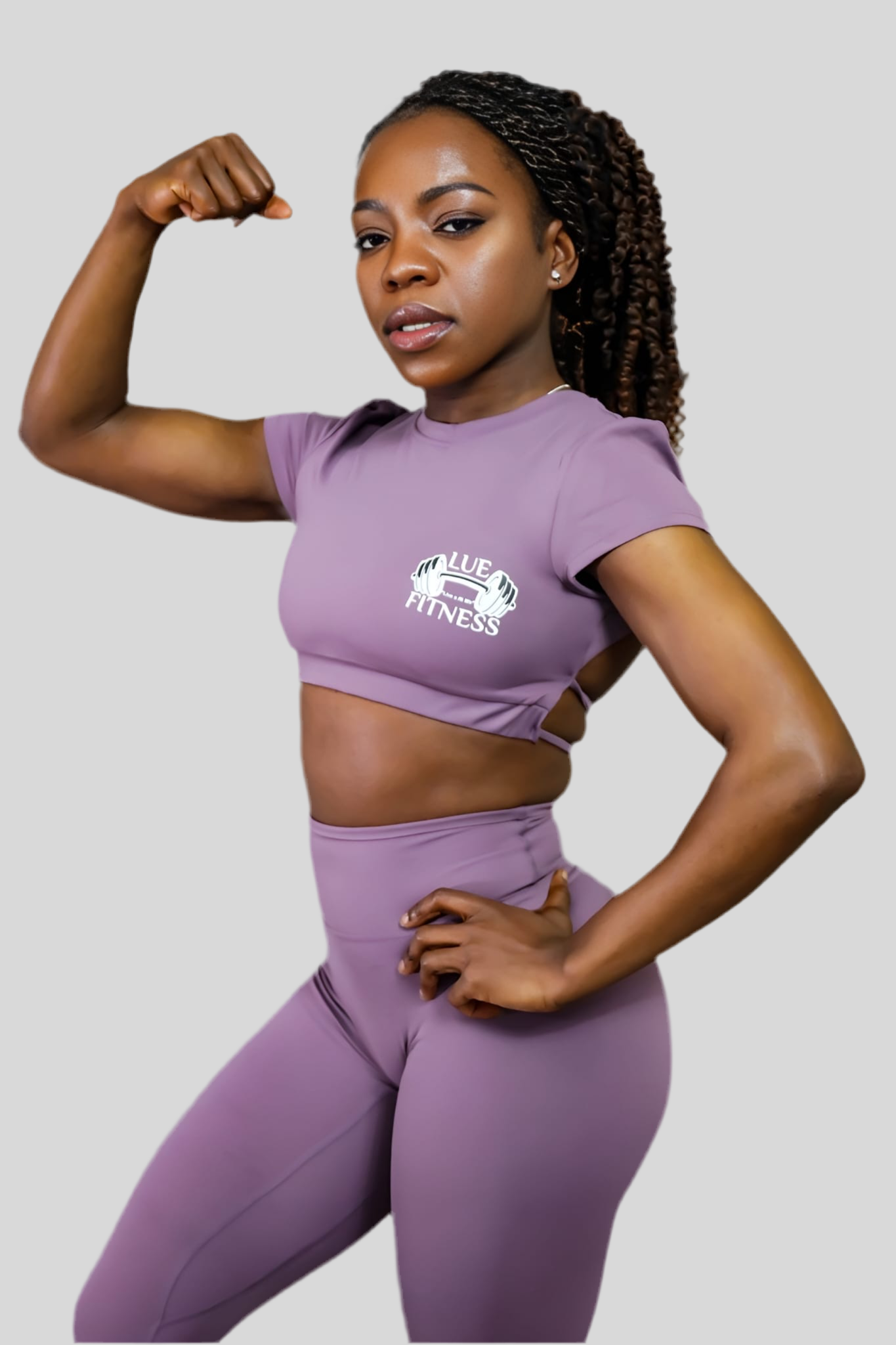 Backless Crop top shorts sleeve two piece set