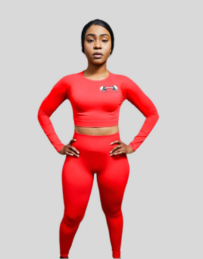 EVERYDAY SEAMLESS LONG SLEEVE CROP TOP