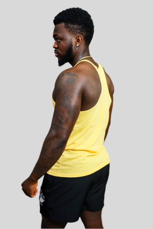 Tank top Y-Back vest yellow 
