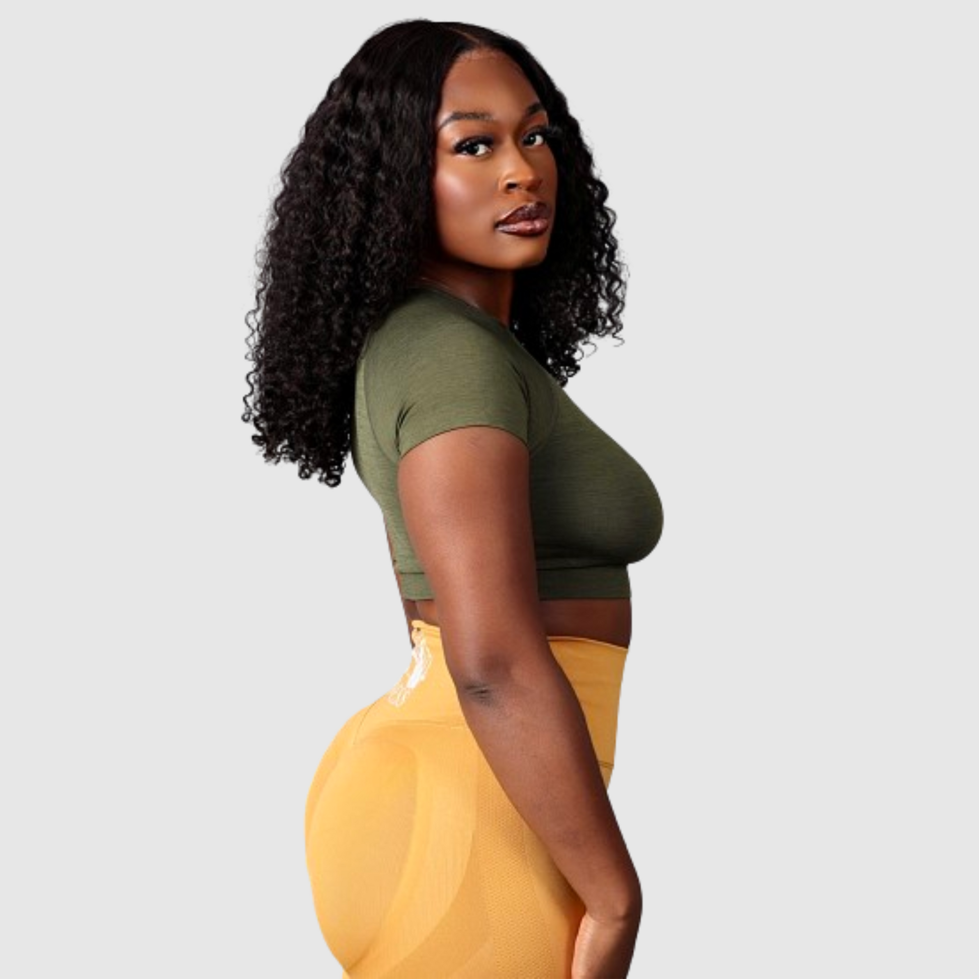 Everyday-Cap-SWomen_s_Seamless_Yoga_Shirts_Short_Sleeve-left-side-shade-of- yellow- leeve-T-Shirt