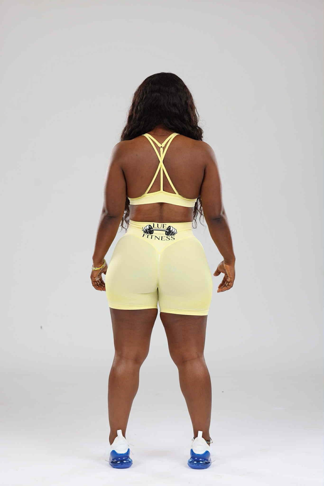 Solid Color High strength shockproof Fitness Women Sport Bra Set