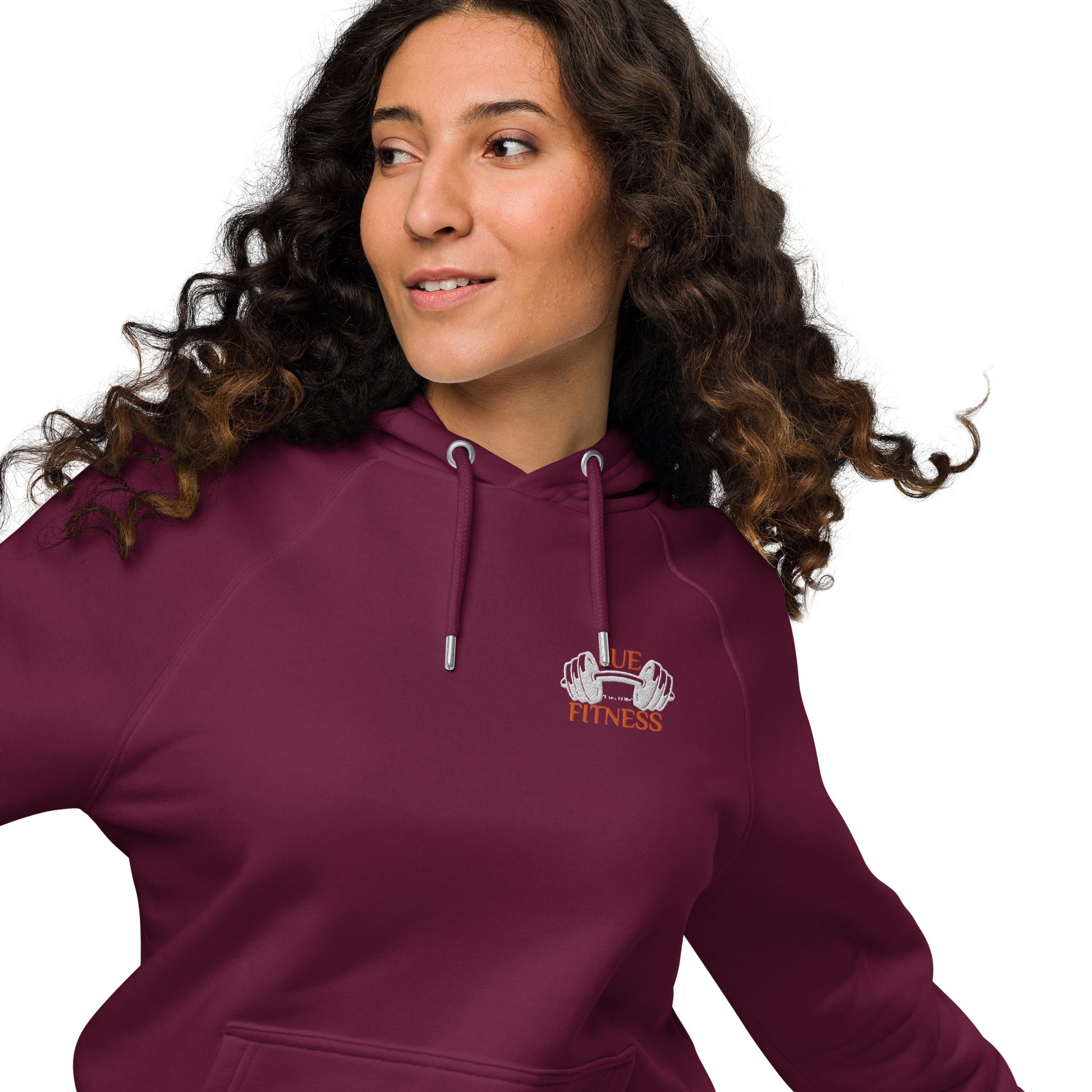women eco raglan hoodie