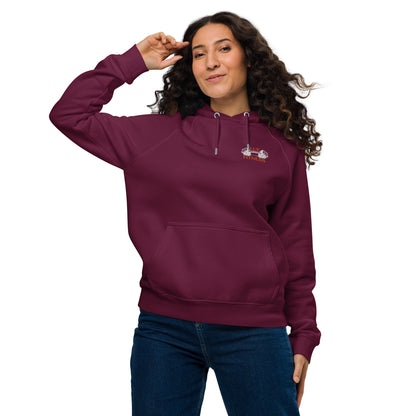 women eco raglan hoodie